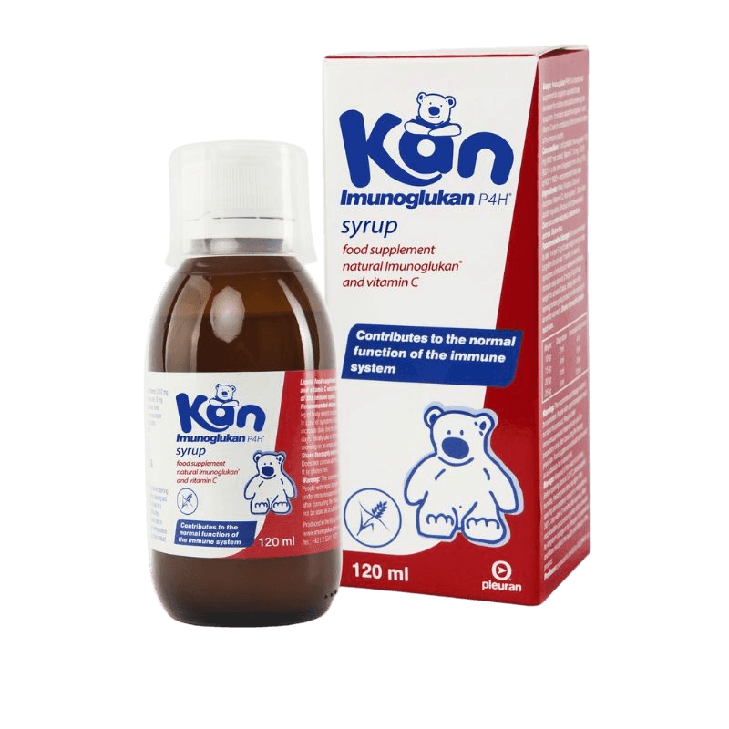 Siro tăng đề kháng Kan Imunogukan P4H Pleuran (Chai 120ml)