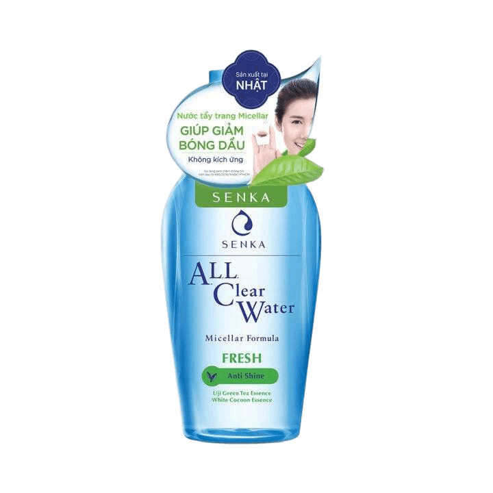 Nước tẩy trang Senka All Clear Water Micellar Formula Fresh (Chai 230ml)