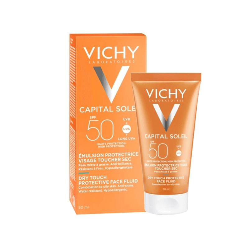 Kem chống nắng Capital Soleil SPF50 Dry Touch Vichy (Tuýp 50ml)