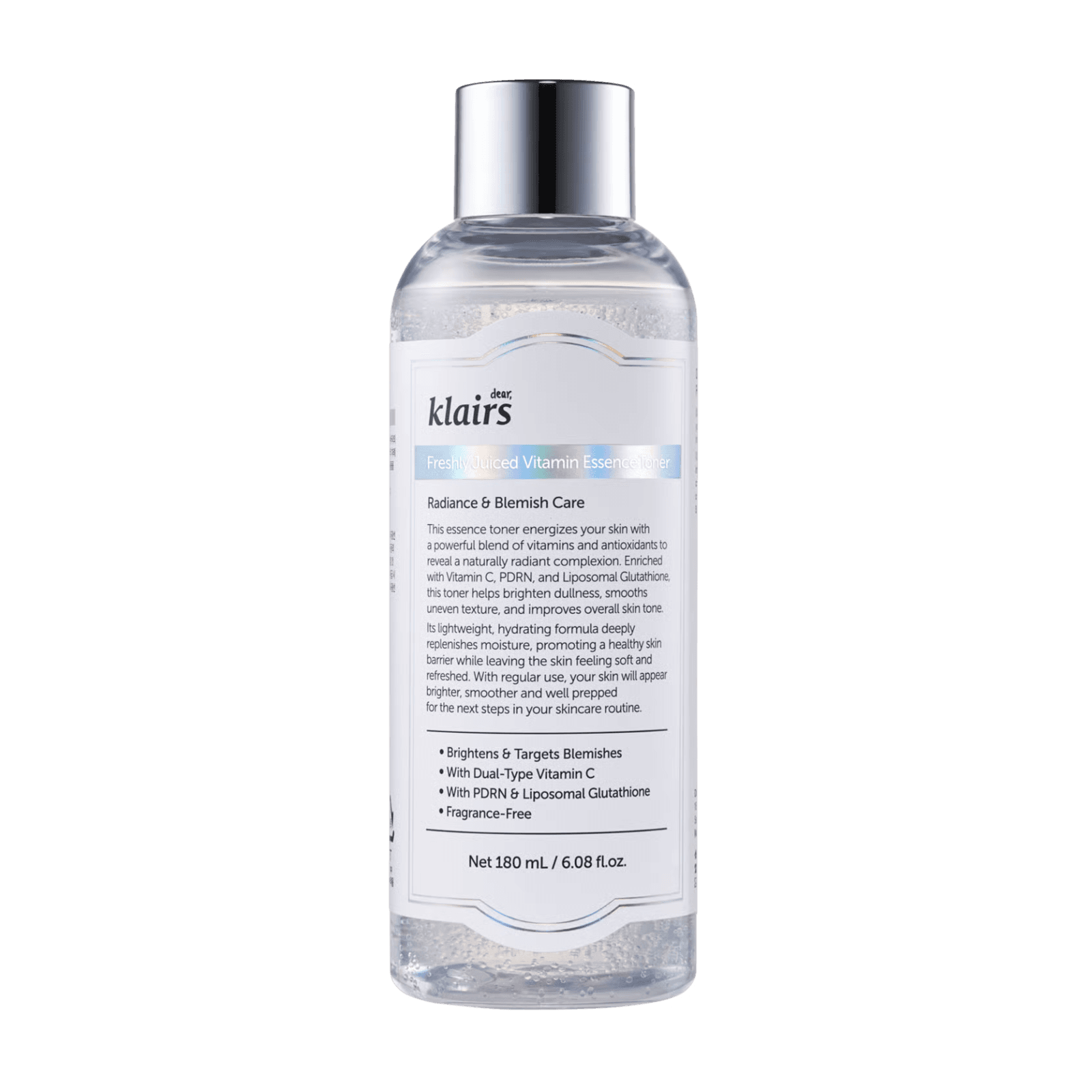 Nước hoa hồng Klairs Freshly Juiced Vitamin Essence (Chai 180ml)